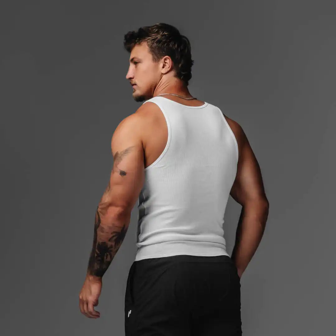 Crest Ribbed Tank - 3pk